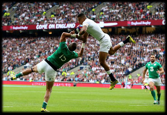 England v Ireland Anthony Watson Simon Zebo